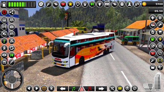 اسکرین شات بازی Luxury Coach Bus Driving Game 6