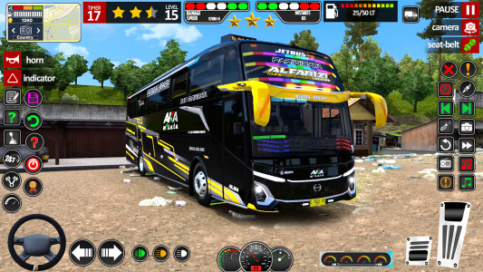 اسکرین شات بازی Bus Driving Passenger Bus Game 1