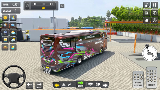 اسکرین شات 5 بازی Bus Driving Passenger Bus Game
