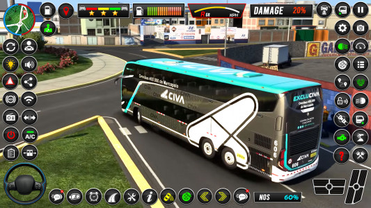 اسکرین شات بازی Modern Bus Simulator Bus Games 2