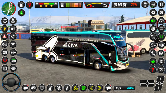 اسکرین شات بازی Modern Bus Simulator Bus Games 4