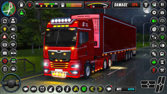 اسکرین شات بازی Euro Truck Sim Real Truck Game 3