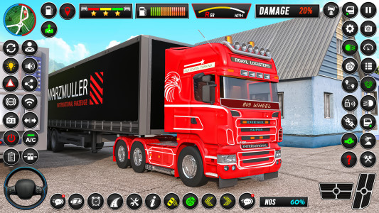 اسکرین شات بازی Euro Truck Sim Real Truck Game 6