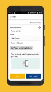 اسکرین شات برنامه NFC TagWriter by NXP 6