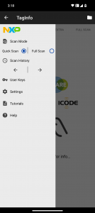 اسکرین شات برنامه NFC TagInfo by NXP 1