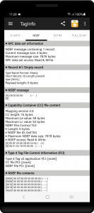 اسکرین شات برنامه NFC TagInfo by NXP 6