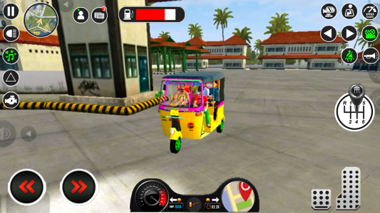 اسکرین شات 1 بازی Modern Tuk Tuk Auto Driver 3D