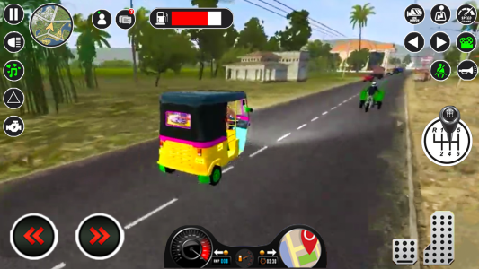 اسکرین شات 3 بازی Modern Tuk Tuk Auto Driver 3D