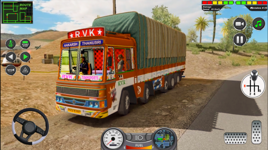 اسکرین شات بازی Indian Heavy Truck Delivery 3D 1