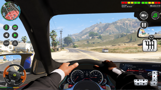 اسکرین شات بازی Modern Car Advance Driving 3D 3