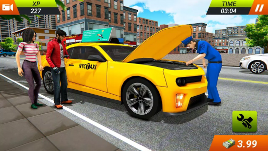 اسکرین شات بازی US City Driving Taxi Car Games 3