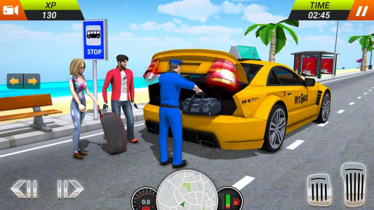 اسکرین شات بازی US City Driving Taxi Car Games 6
