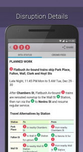 اسکرین شات برنامه MyTransit NYC Subway, Bus, Rail (MTA) 6
