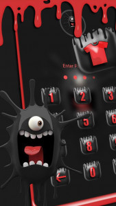 اسکرین شات برنامه Black Monster Launcher Theme 4