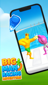 اسکرین شات 1 بازی Big Man Racing Adventure