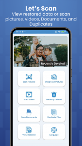 اسکرین شات برنامه Deleted Photo & Video Recovery 1