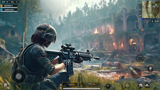 اسکرین شات 1 بازی BattleStrike Commando Gun Game