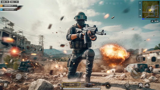 اسکرین شات 6 بازی BattleStrike Commando Gun Game