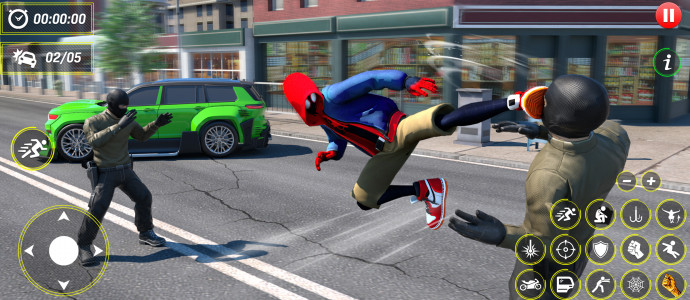 اسکرین شات 2 بازی Spider Hero Fighting Man Games
