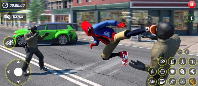 اسکرین شات 2 بازی Spider Hero Fighting Man Games