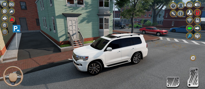 اسکرین شات 4 بازی Offroad Prado Parking Car Game