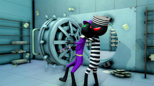 اسکرین شات بازی Stickman Bank Escape 3