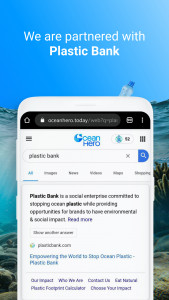 اسکرین شات برنامه OceanHero - Search the web and save the oceans 6