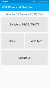 اسکرین شات برنامه 4G LTE Switch 2