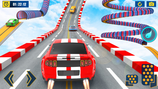 اسکرین شات برنامه Crazy Car Stunt: Car Games 3D 3