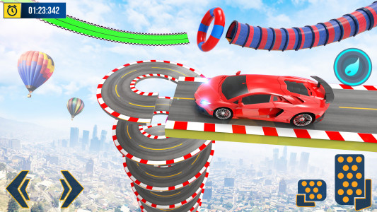 اسکرین شات برنامه Crazy Car Stunt: Car Games 3D 1