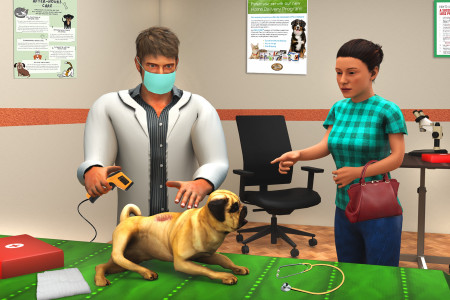 اسکرین شات بازی Pet Dog Family Adventure Games 4