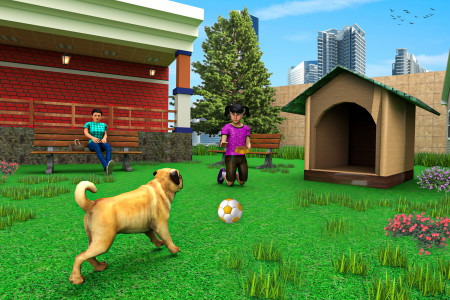 اسکرین شات بازی Pet Dog Family Adventure Games 2