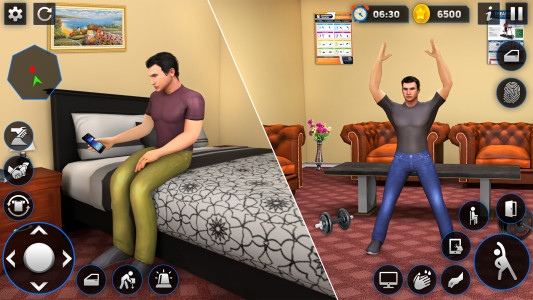 اسکرین شات 1 بازی Virtual Dad Police Family Sim