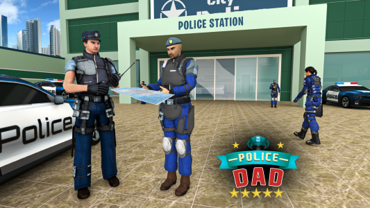 اسکرین شات بازی Virtual Dad Police Family Sim 4