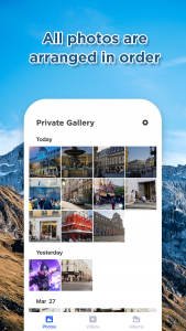 اسکرین شات 1 برنامه Private Gallery - Photo Vault
