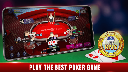 اسکرین شات 1 بازی Octro Poker holdem poker games