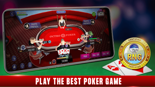 اسکرین شات بازی Octro Poker Texas Holdem Game 1