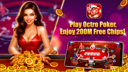 اسکرین شات 1 بازی Octro Poker holdem poker games