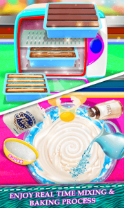 اسکرین شات بازی Real Cakes Cooking Game! Rainbow Unicorn Desserts 2
