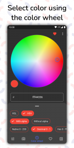 اسکرین شات برنامه Rgb color picker 3