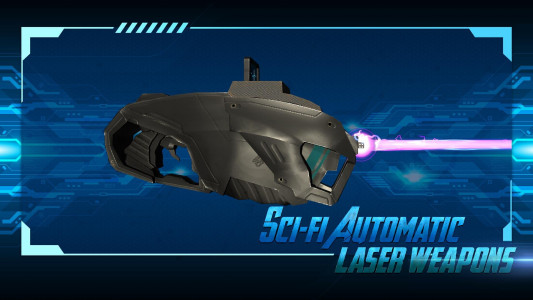 اسکرین شات بازی Sci-fi automatic laser weapons simulator 3