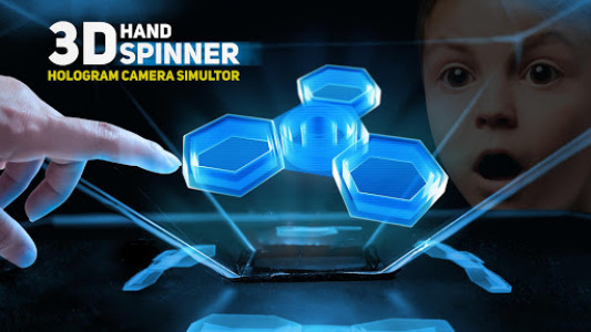 اسکرین شات بازی Hand spinner hologram pyramid 3D Projector 1