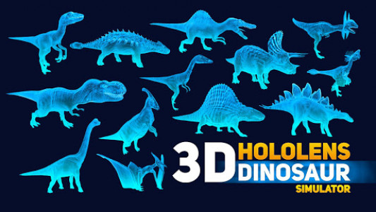 اسکرین شات بازی HoloLens Dinosaurs park 3d hologram PRANK GAME 4