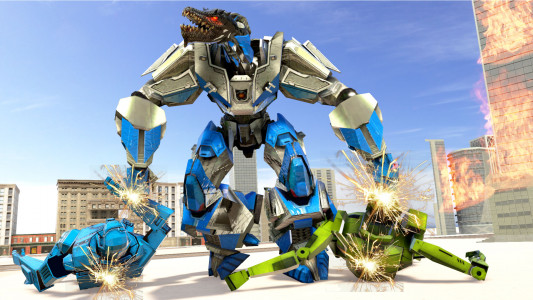 اسکرین شات 7 بازی Robot Car Permainan Robot Game