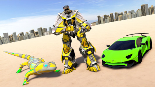 اسکرین شات بازی Robot Car Permainan Robot Game 2