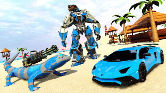 اسکرین شات 1 بازی Robot Car Permainan Robot Game
