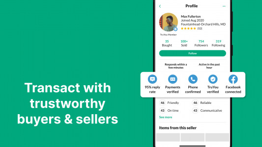 اسکرین شات برنامه OfferUp: Buy. Sell. Simple. 5