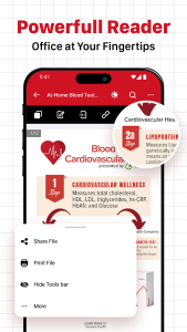 اسکرین شات 2 برنامه PDF Reader & Document Viewer