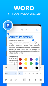 اسکرین شات 2 برنامه Word Document: DOCX, PDF, XLSX