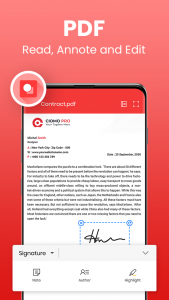 اسکرین شات 4 برنامه Word Document: DOCX, PDF, XLSX